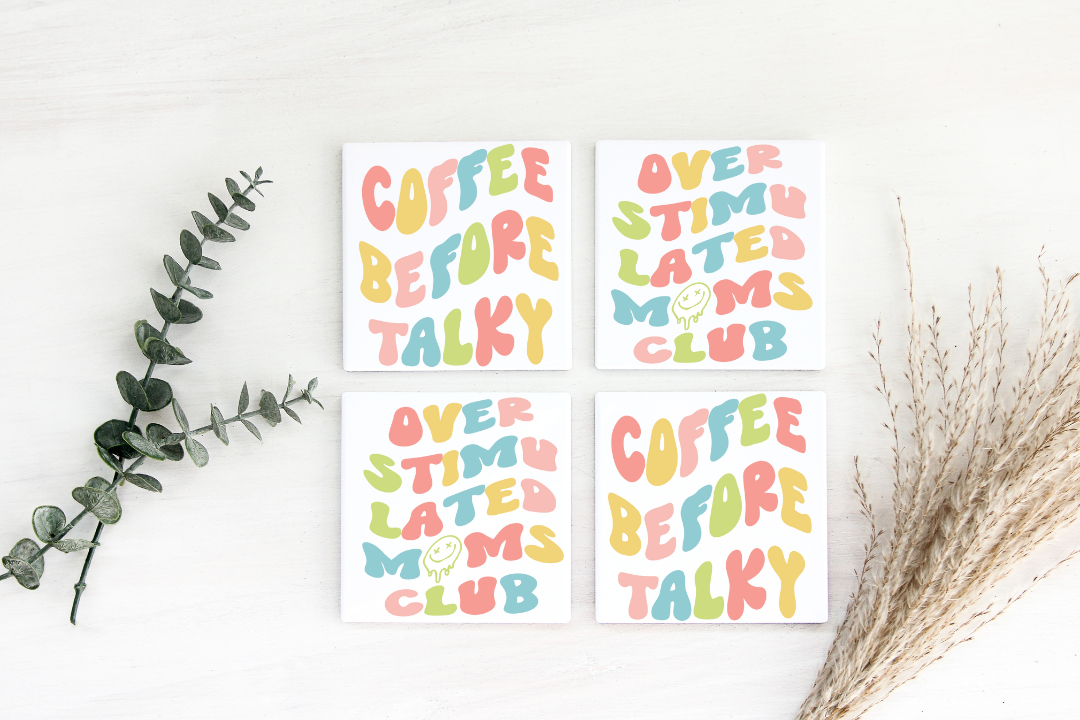 Coaster Set (4) - Overstimulated Moms