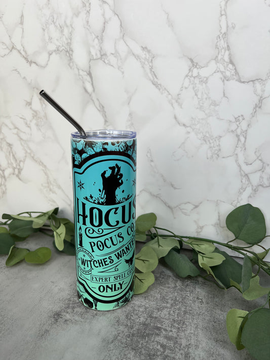 GLOW IN THE DARK Hocus Pocus 20 oz. Skinny Tumbler