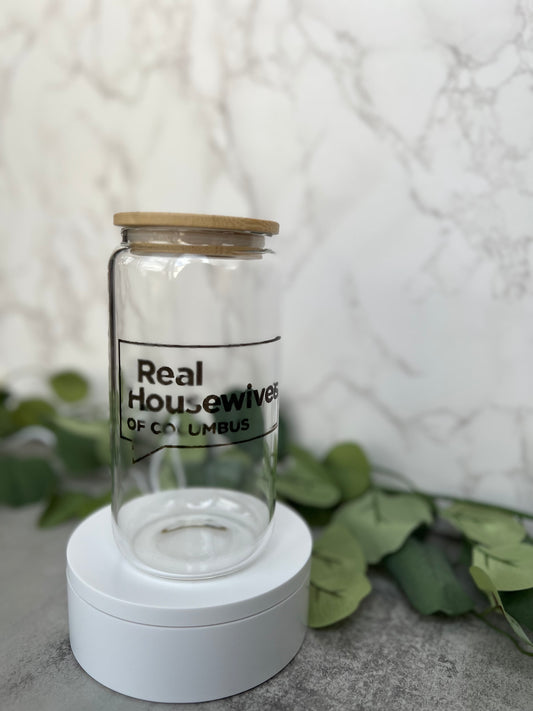 Real Housewives of Columbus Glass Tumbler (16 oz.)