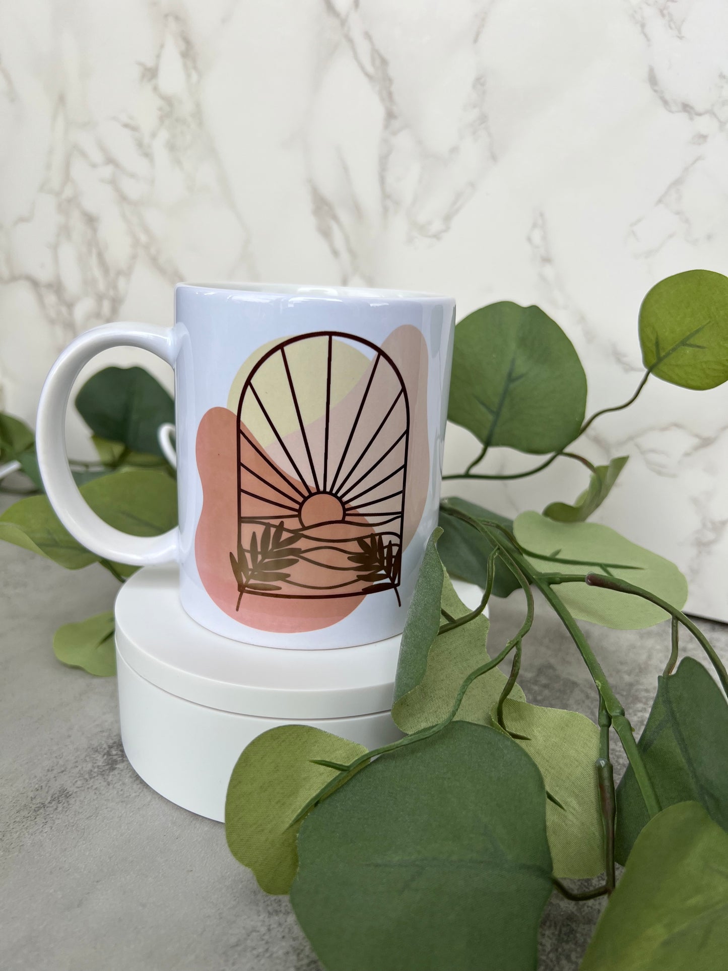 Boho Window Ceramic Mug (12 oz.)